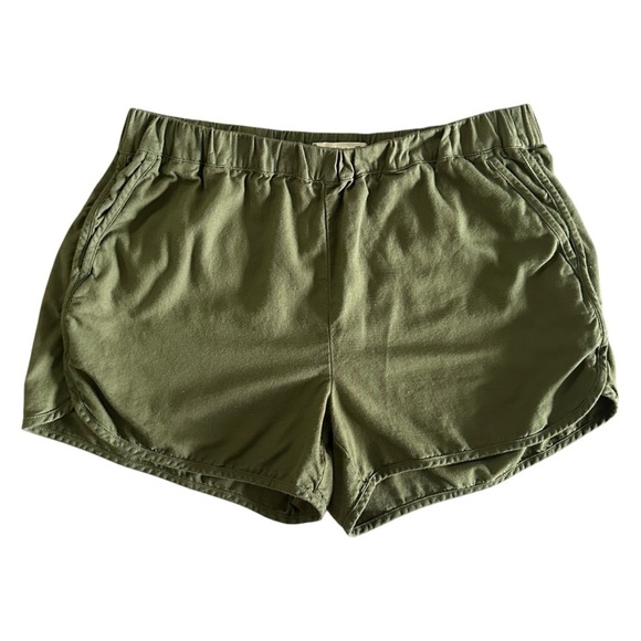Madewell Pull-On 3.5” Shorts in Desert Olive Green Women’s Small H5956 - Picture 4 of 8